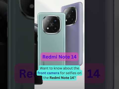 Want to know about the front camera for selfies on the Redmi Note 14? #smartphoneunder20000