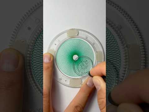 Spirograph: Geometry in Motion #asmr #art #spirograph #drawing #spirographdrawing #spiroart #shorts