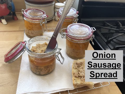 Onion Sausage Spread -  A MUST TRY, So Delicious!!