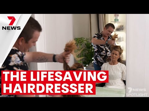 The Queensland hairdresser saving lives every cut | 7NEWS Spotlight