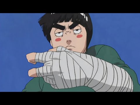 ROCK LEE USES DRUNKEN FIST TECHNIQUE AGAINST KIMIMARO