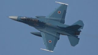 岐阜基地 飛行開発実験団 F-2B #102 エアボーンピックアップ離陸 JASDF Gifu A.B.