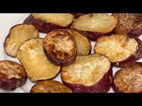 Oven baked sweet potato