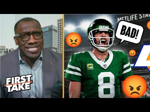 FIRST TAKE | Shannon calls out Aaron Rodgers for ‘despicable’ act in Jets 19-9 loss to Rams