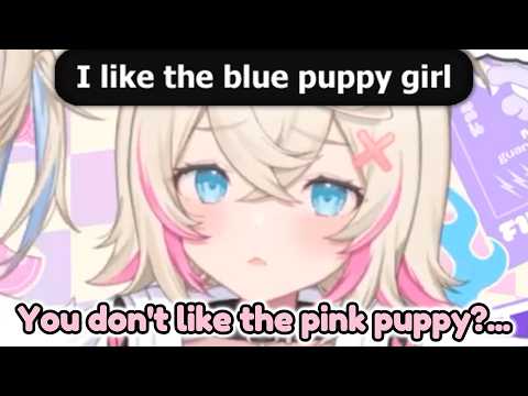 I like the blue puppy girl [hololive / fuwamoco]