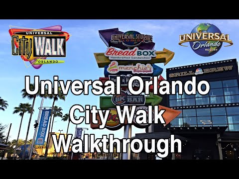 Universal CityWalk Walkthrough