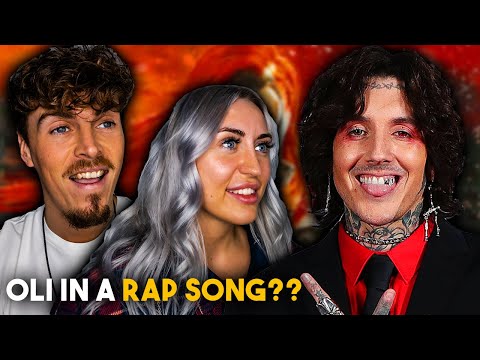 OLI SYKES IN A RAP SONG? | British Couple Reacts to MASKED WOLF Feat. BRING ME THE HORIZON - Fallout