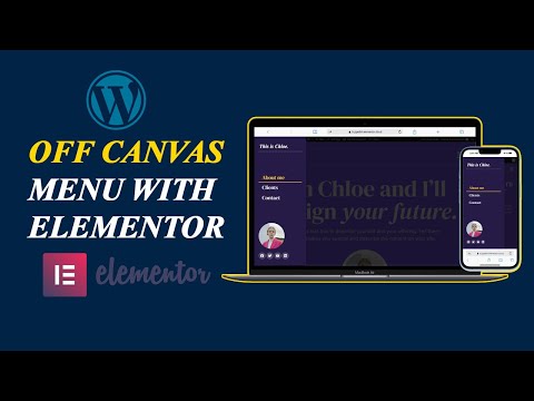 How to create an Off Canvas Menu or a side panel popup menu using Elementor