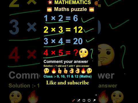 Math puzzle ||mental ability question #shorts #youtubeshorts #ytshorts