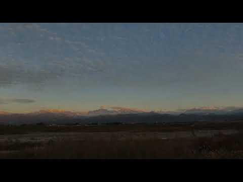 20201203  常願寺川大日橋からの立山連峰timelapse