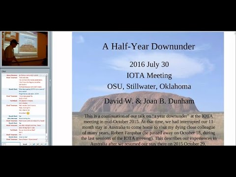 A half year downunder, recorder timing tests, NACAA, & TTSOO