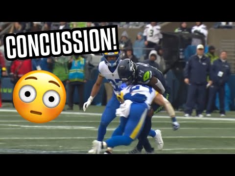 Taylor Rapp ‘SCARY’ CONCUSSION from hitting DK Metcalf 😳