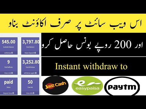 How to earn money online in pakistan 2020||instant withdraw ||payment proof