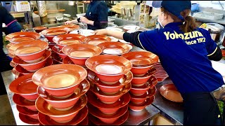 100 cups of ramen disappear in just one hour! Popular Japanese ramen "Yokozuna"