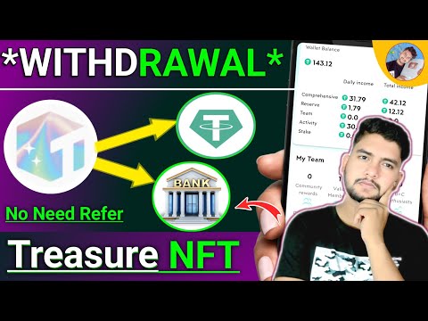 Treasure NFT Withdrawal Kaise Kare | Treasure NFT Account se Paise Kaise Nikale | Zid Earning