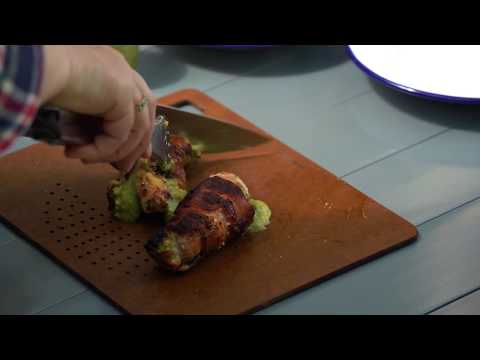 Eureka! Recipes: Bacon Wrapped Guacamole Stuffed Chicken