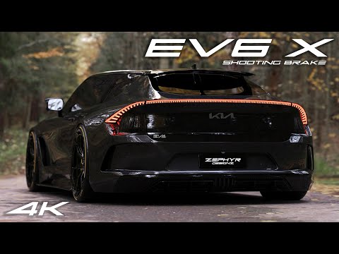 KIA EV6 X 2023 Shooting Brake Concept Modification by Zephyr Designz