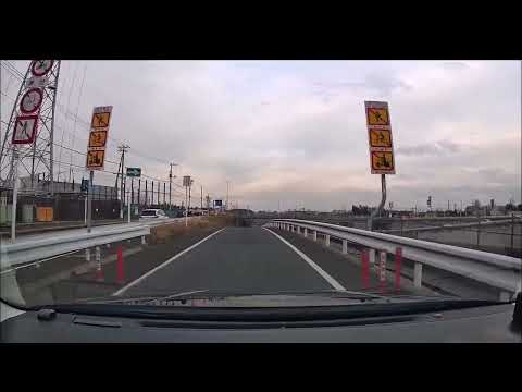 【ドライブレコーダー】左折でいきなり右車線に飛び出す車【車載動画】