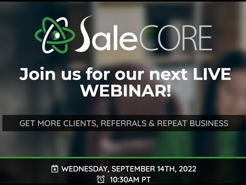 GET MORE CLIENTS, REFERRALS & REPEAT BUSINESS WITH SALECORE HIGH CONVERTING IDX WEBSITE/CRM