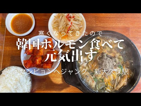 【韓国料理】ホルモンLoversにおススメ　絶品内臓スープを女独りで食す　新大久保　ヤンピョンへジャンク