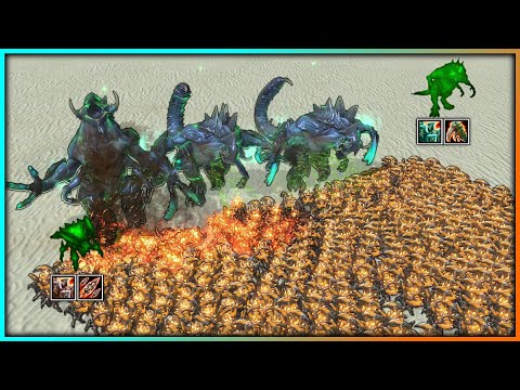 Can Dehaka Trio beat 400 Roaches?【Daily StarCraft Brawl】