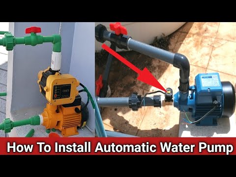 How To Install Automatic Water Pump | Automatic Water Pressure Pump Installation