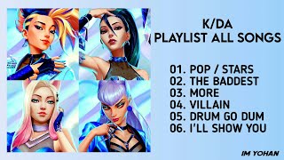 K/DA - PLAYLIST ALL SONGS 2020