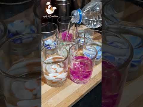 Water Gel Candle | Gel Wax Candle | Gel Candle | Candlemaking | #shorts   #candle #candlemaking