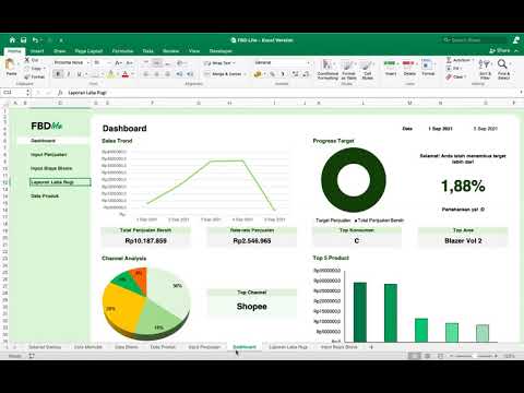 Pengenalan Fitur FBD Lite by Entrefine (Excel Version)