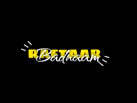 RAFTAAR x PRABH DEEP - BADNAAM Black Screen Status