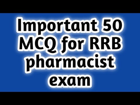 Rrb pharmacist exam