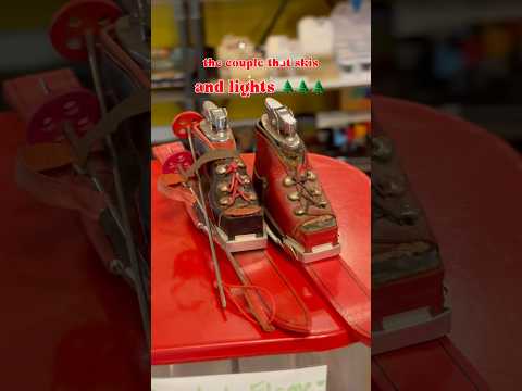 Pair of Vintage Ski Boot 🎿 Lighters will make a unique gift this holiday season.