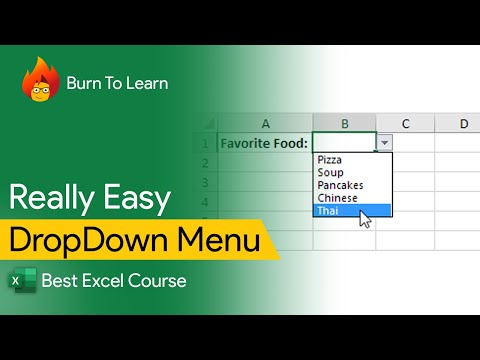 How To Do a Drop Down List | Excel