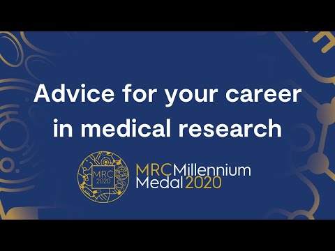 Millennium Medal 2020 part one: Advice for your career in medical research