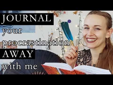 5  Procrastination Journaling Prompts / Tarot Spread