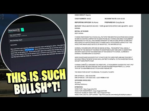 Nino Couldn't Believe His Eye's After Checking Out The FOIA Reports on Him! | NoPixel RP | GTA RP