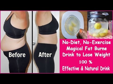 Magical Fat Burner Drink to Lose Weight/No-Diet, No-Exercise /100% Effective & Natural Drink