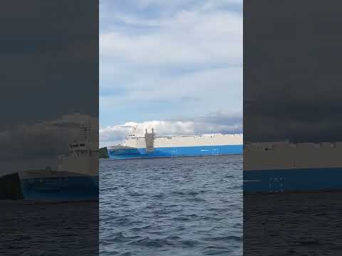 Japanese Cargo ship 貨物船　第５はる丸　宇野港付近通過