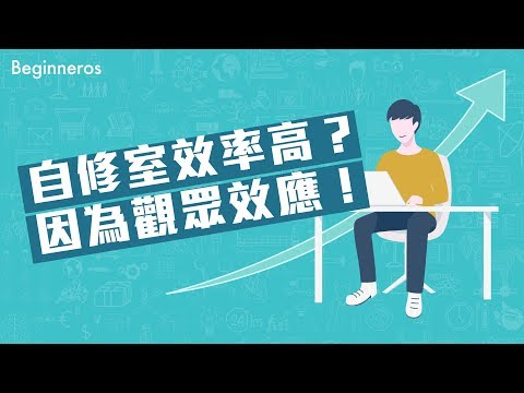 【冷知識】在自修室工作效率特別高？因為觀眾效應！｜Beginneros