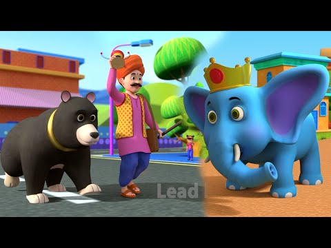 Hathi Raja & Kalu Madari - हाथी राजा और कालू मदारी | Kids Learning Rhymes | 3D Kids Animated Videos