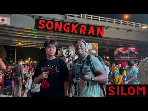 🇹🇭The Songkran Water Festival in Bangkok : Silom