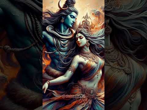 🌺 Shiv Parvati's Divine Love Story 🌸🔱 #shorts #shiv #parvati