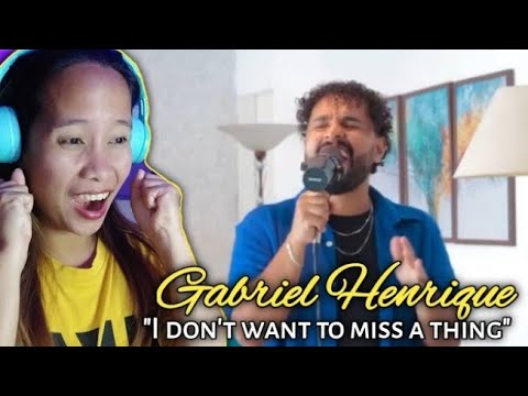 Gabriel Henrique - I don't want to miss a thing (Aerosmith) | Reaction