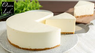 混ぜるだけ！濃厚レアチーズケーキの作り方 / No-bake Cheesecake (no-oven, eggless) | Oyatsu Lab.