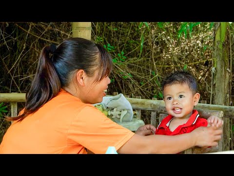 Harvesting gac fruit to sell at the market -how to make a house for pigeons - cooking.Triệu Thu Thùy