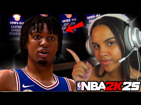 NBA 2K25 EARLY GAMEPLAY!! KNICKS VS. SIXERS - NBA GAME SNIPPET