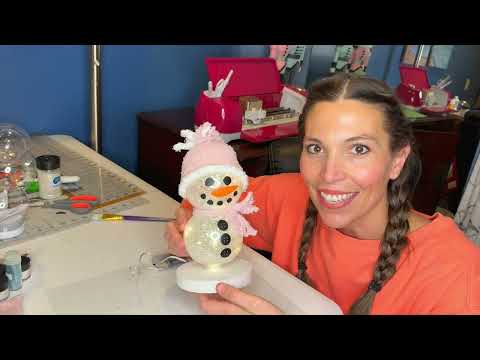 Easy #dollartree DIY snow man