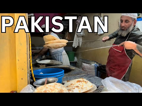 🇵🇰 PAKISTAN STREET FOOD - EXTREMELY FAST STREET FOOD PREPARATION IN RAWALPINDI PAKISTAN, 4K HDR