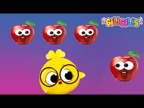 A For Apple! ABC and Phonics Song with Giligilis | Easy Learning of Letters, Shapes, and Colors