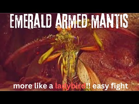 black myth wukong Emerald armed mantis boss fight